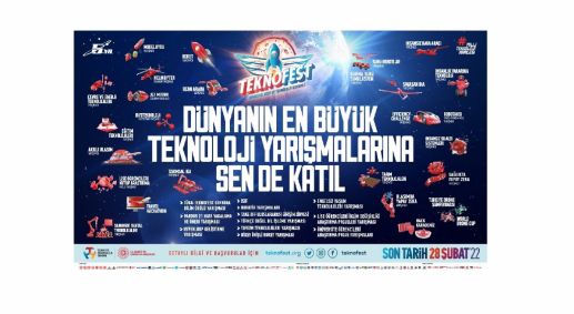 TEKNOFEST 2022 TEKNOLOJİ YARIŞMALARI BAŞVURULARI BAŞLADI!