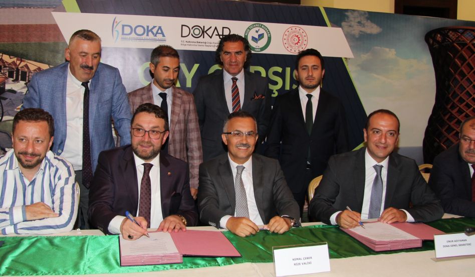 Çay Çarşısı Projesi Sözleşmesi İmzalandı