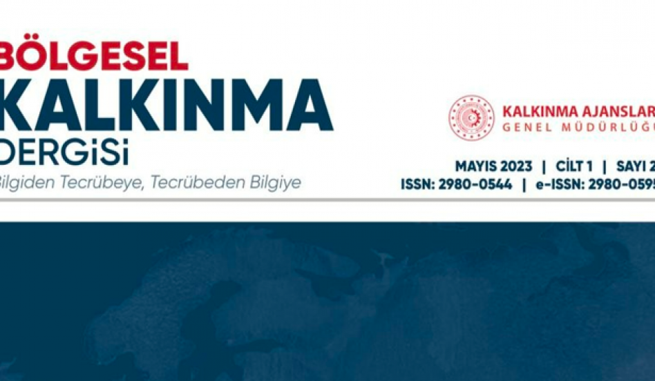 Bölgesel Kalkınma Dergisi'nin 2. Sayısı Yayımlandı